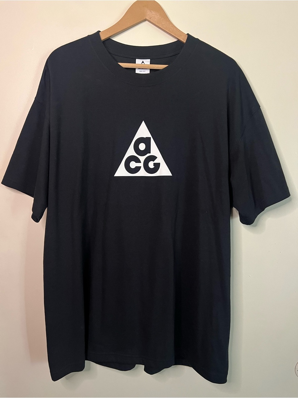 Nike ACG Dri Fit Loose Fit Big Logo FQ3740-010 T Shirt XL
